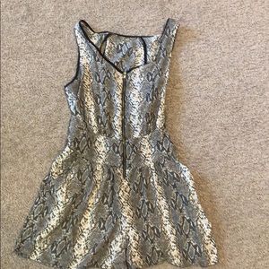 Snakeskin Romper